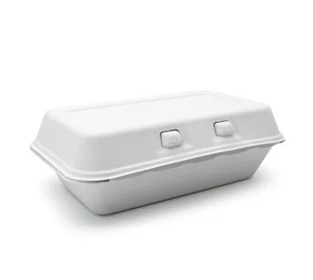 Congelatore a microonde a base vegetale da 700 ml con chiusura a buona vendita calda usa e getta in Canada Box da asporto